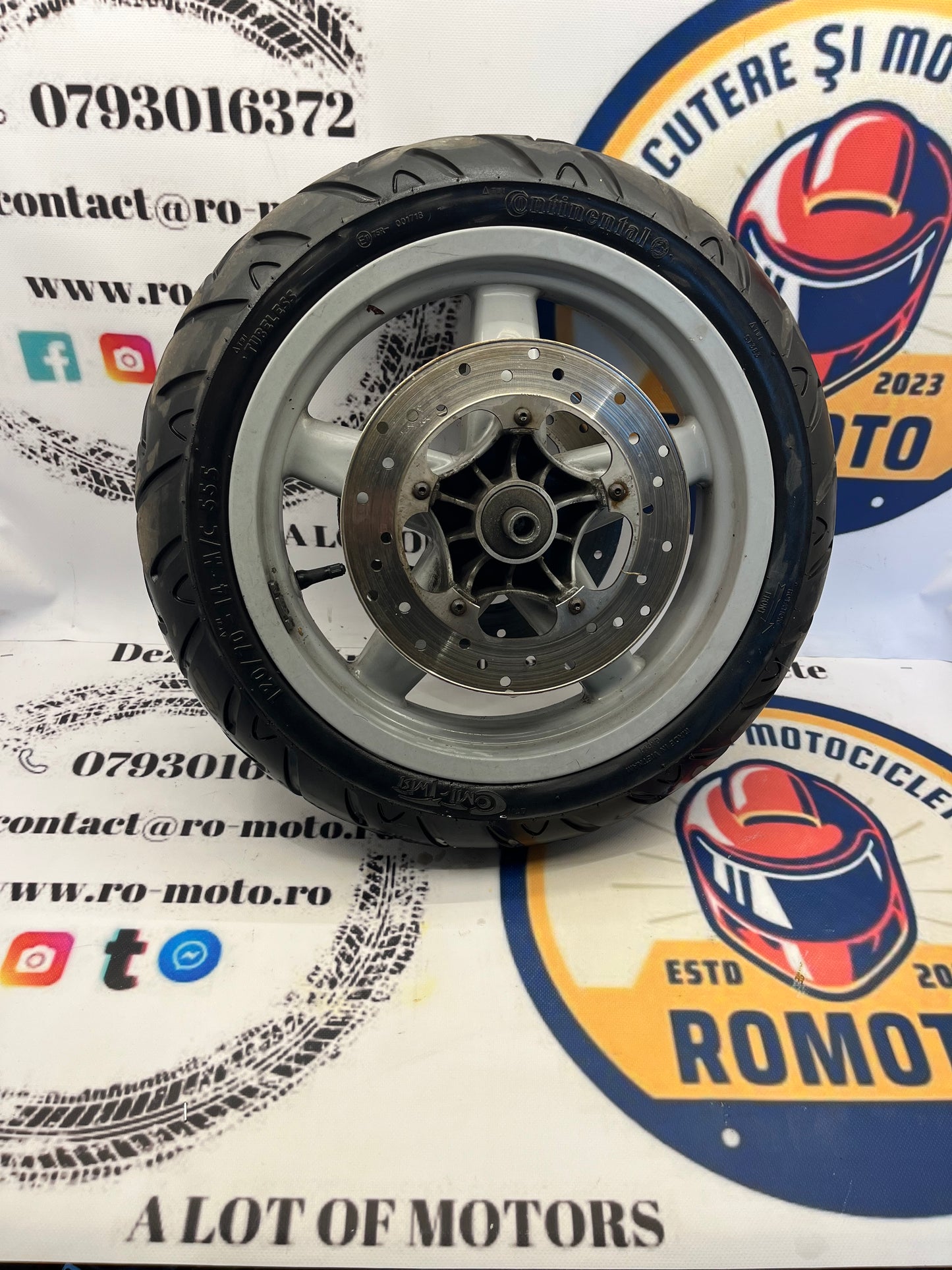 Roata - Janta - Anvelopa - Disc frana Piaggio X9 120 70 14