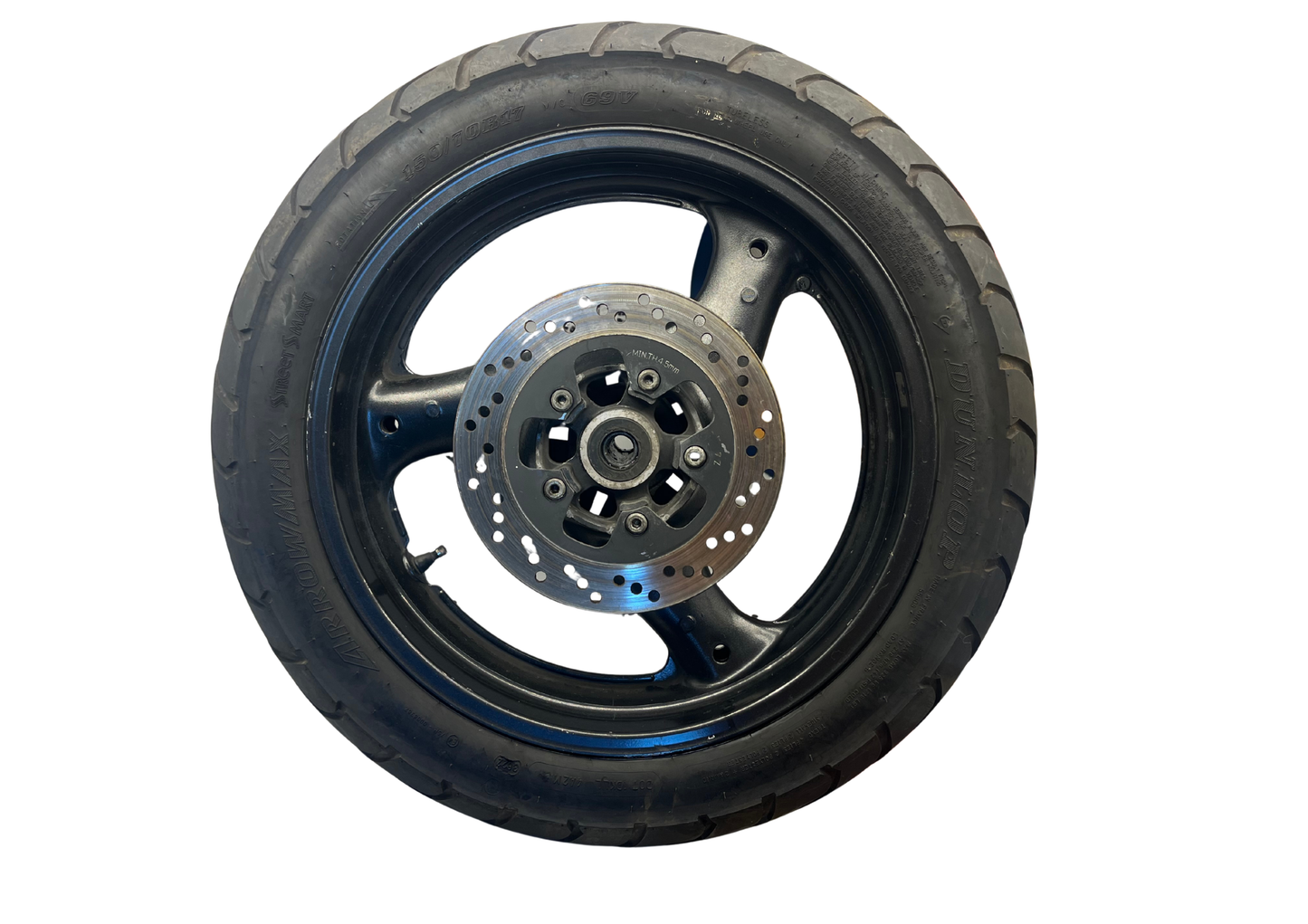 Roata spate - Janta - Anvelopa 150 70 17 Dunlop 2022 Suzuki Bandit