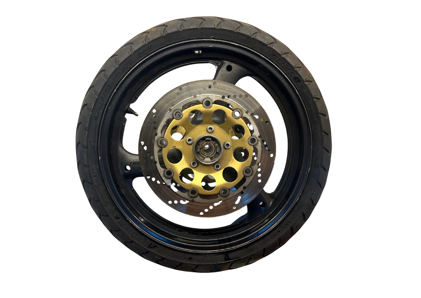 Roata fata - Janta - Disc - Anvelopa 110 70 17 Dunlop Suzuki Bandit