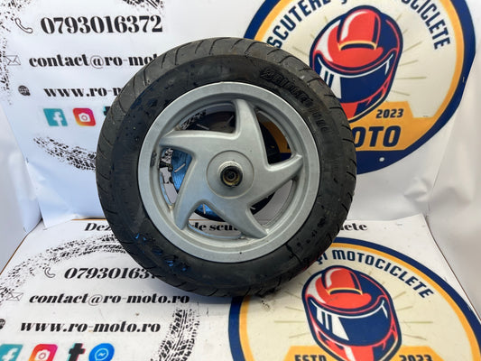 Roata - janta - anvelopa - disc fata Honda Pantheon Foresight 110 90 12 Bridgestone