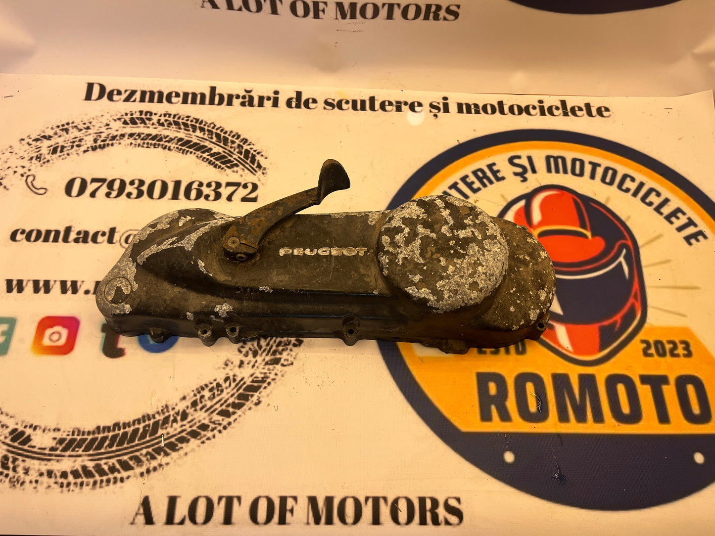 Capac, pedala pornire, semiluna Peugeot Speedfight