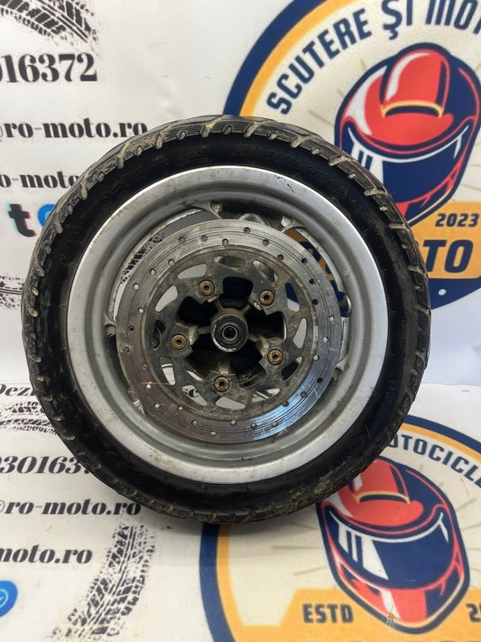 Roata fata - Janta + anvelopa 120 70 13 + disc de frana Kymco Yager Kymco Dink