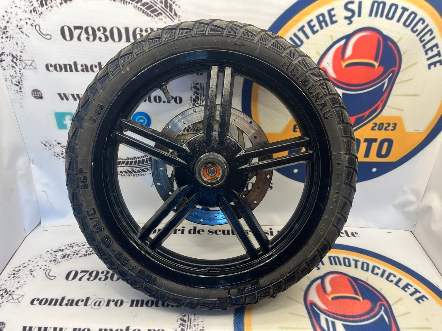 Roata - Janta - Anvelopa 100 80 16 disc Kymco Agility City II
