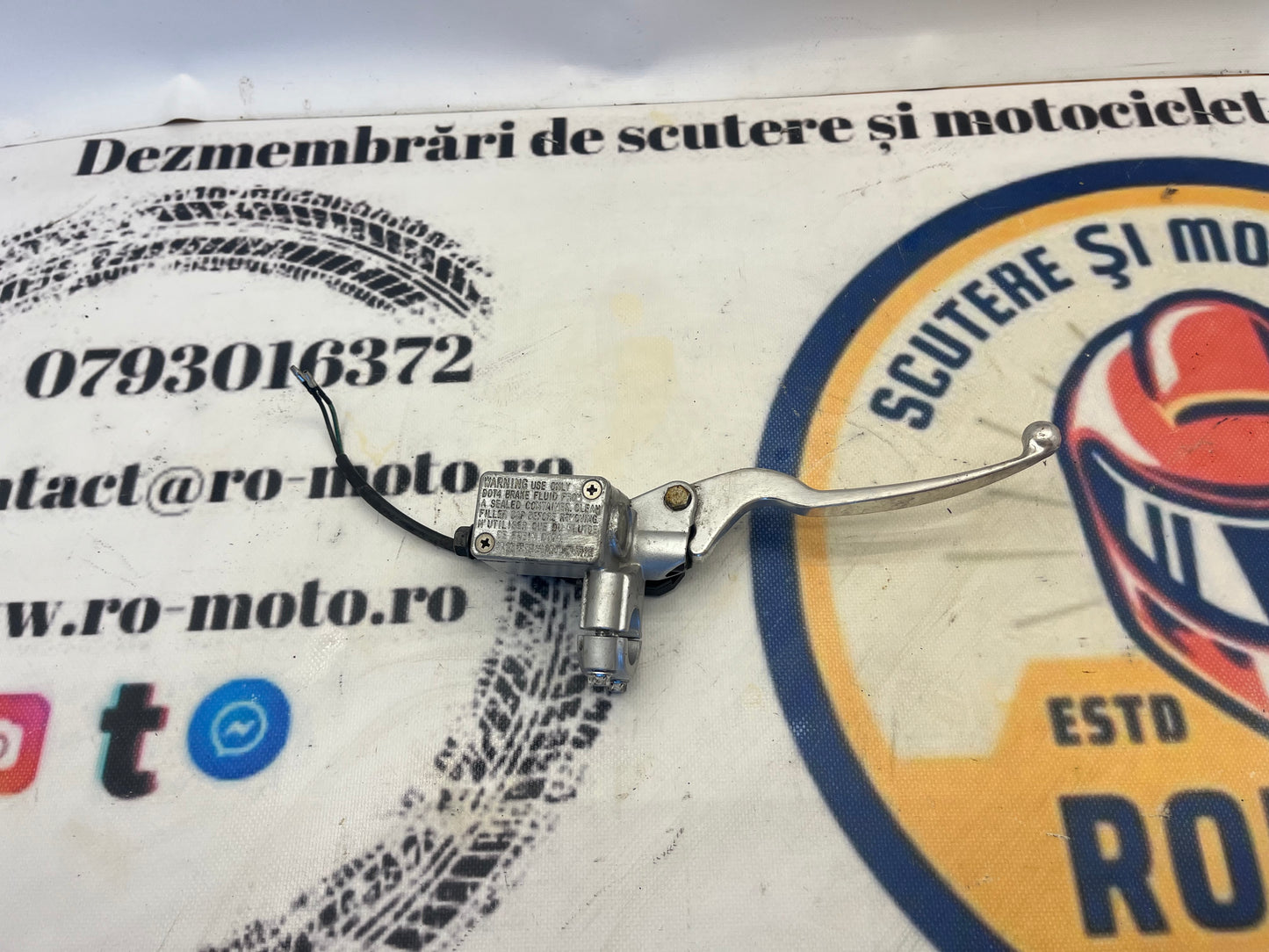 Pompa de frana cu maner si switch Kymco Agility City II
