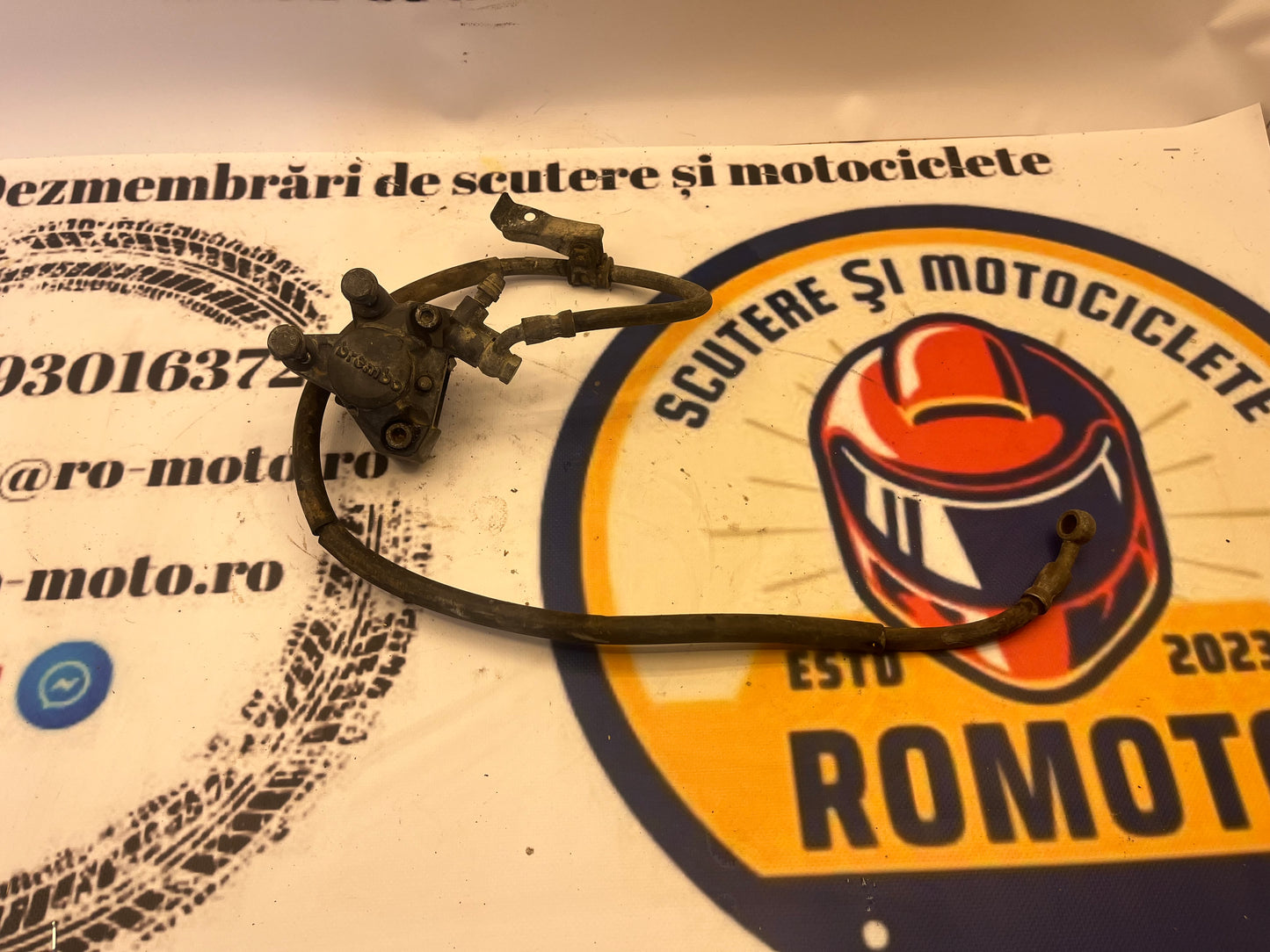 Etrier si conducta fata Yamaha MBK Booster