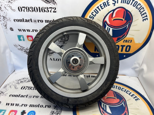 Roata - janta - anvelopa 120 70 14 fata Peugeot Satelis ABS